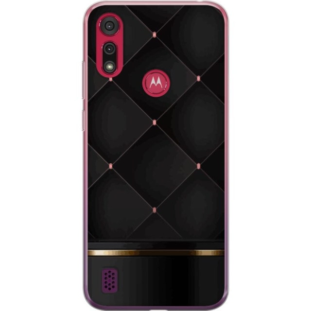 Mobilcover til Motorola Moto E6s (2020) med Luksuslinje motiv