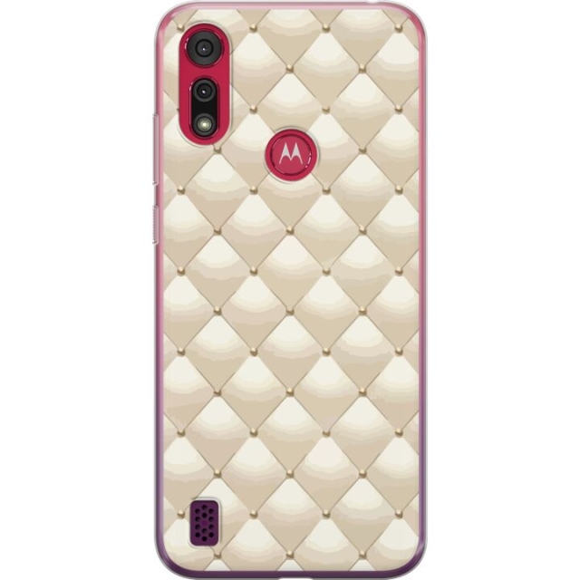 Mobilcover til Motorola Moto E6s (2020) med Guldglans motiv
