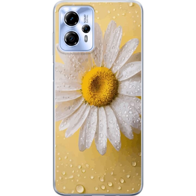 Mobilcover til Motorola Moto G13 med Porcelænsblomst motiv
