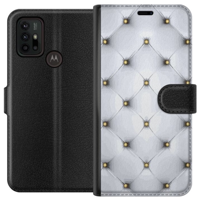 Tegnebogsetui til Motorola Moto G30 med Luksuriøst motiv