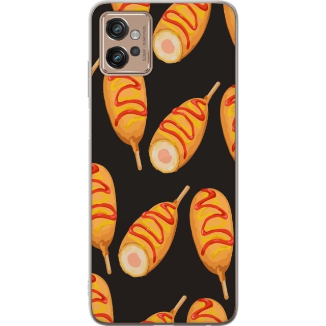 Mobilcover til Motorola Moto G32 med Kyllingedrumstick motiv