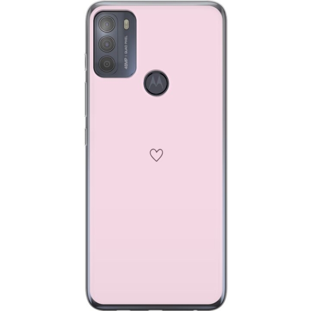 Mobilcover til Motorola Moto G50 med Hjerte motiv