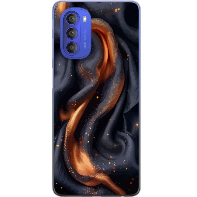 Mobilcover til Motorola Moto G51 5G med Brandigt silke motiv