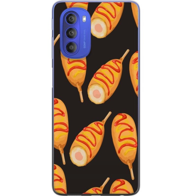 Mobilcover til Motorola Moto G51 5G med Kyllingedrumstick motiv