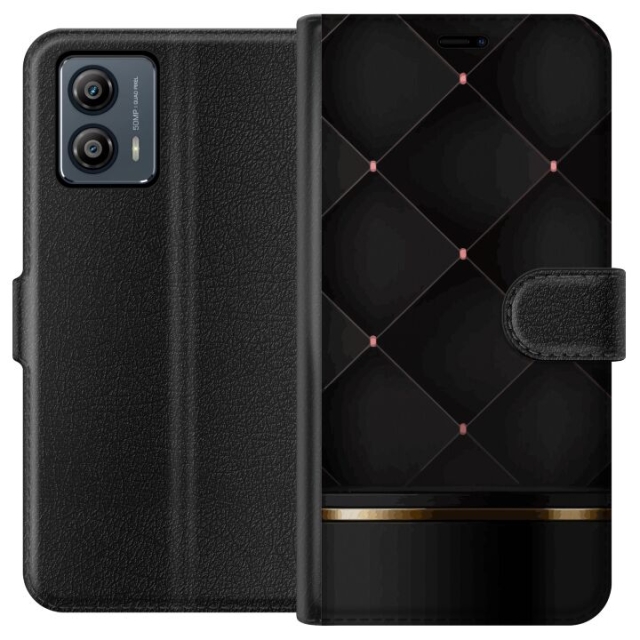 Tegnebogsetui til Motorola Moto G53 med Luksuslinje motiv