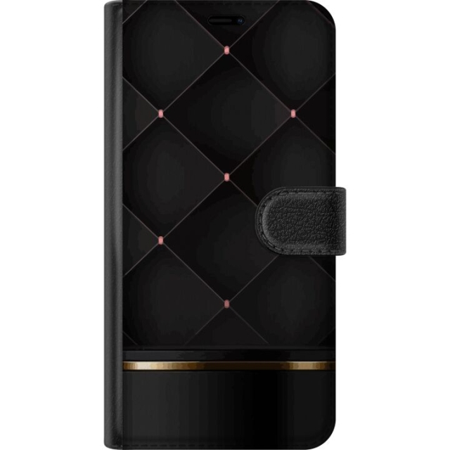 Tegnebogsetui til Motorola Moto G54 med Luksuslinje motiv
