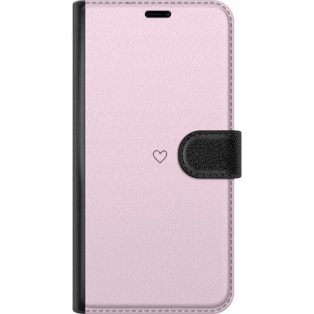 Tegnebogsetui til Motorola Moto G54 med Hjerte motiv