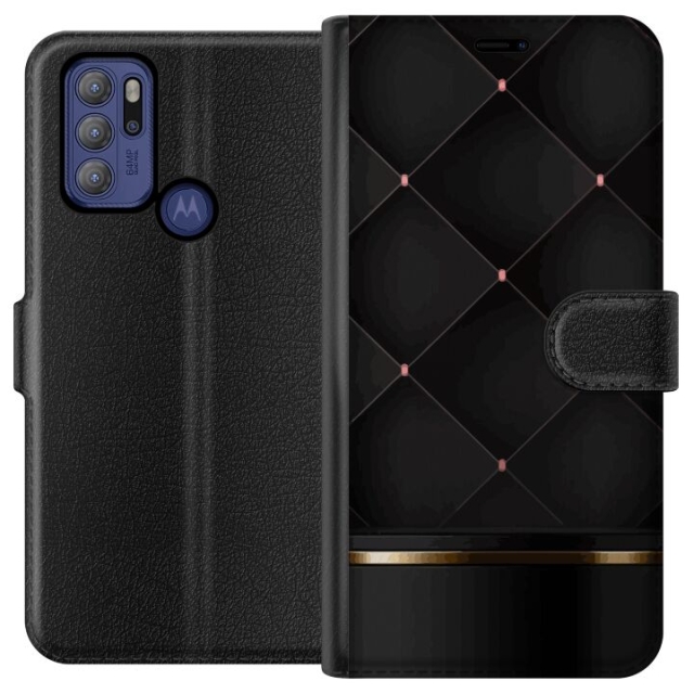 Tegnebogsetui til Motorola Moto G60S med Luksuslinje motiv