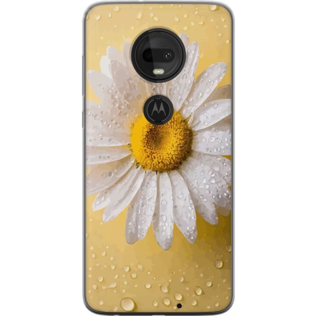 Mobilcover til Motorola Moto G7  med Porcelænsblomst motiv