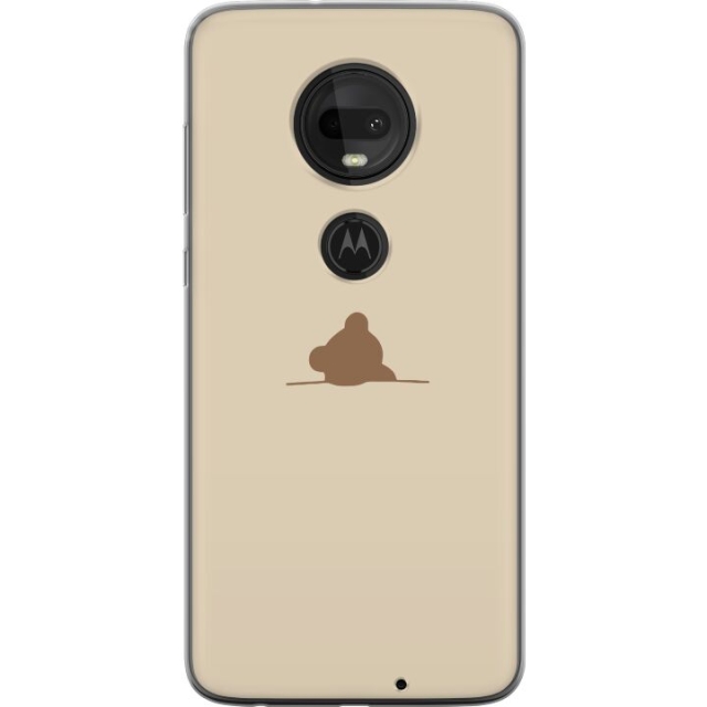 Mobilcover til Motorola Moto G7  med Nalle motiv