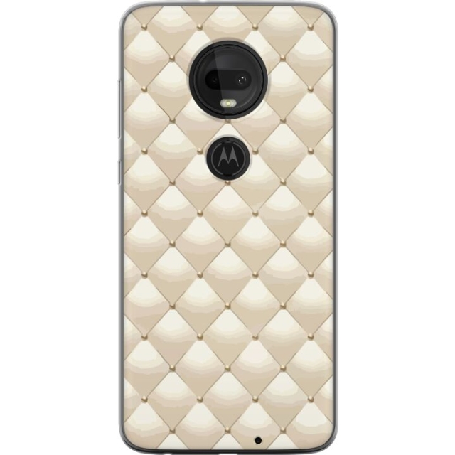 Mobilcover til Motorola Moto G7  med Guldglans motiv