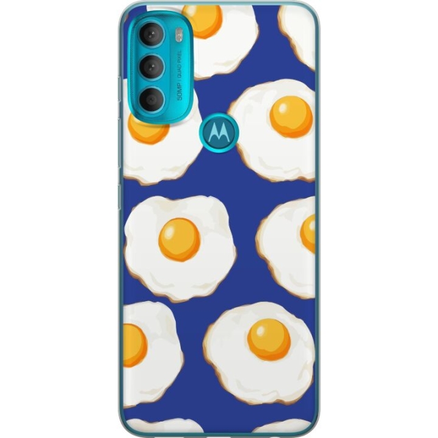 Mobilcover til Motorola Moto G71 5G med Stegte æg motiv