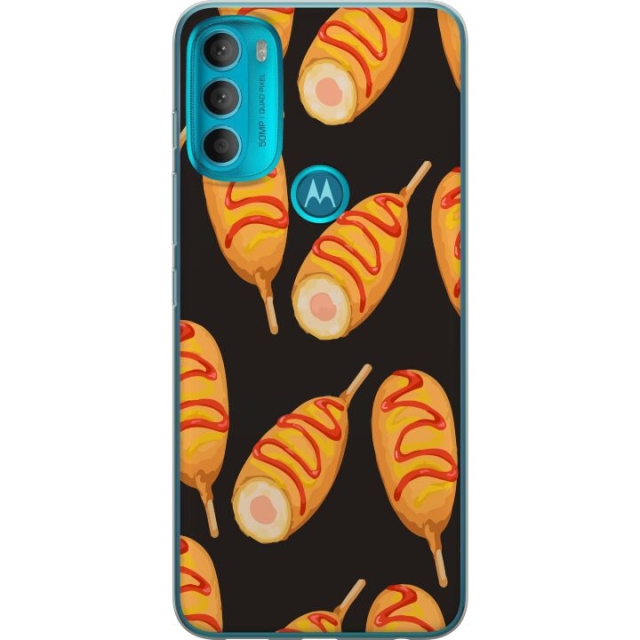 Mobilcover til Motorola Moto G71 5G med Kyllingedrumstick motiv