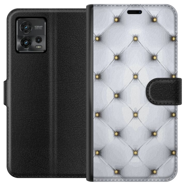 Tegnebogsetui til Motorola Moto G72 med Luksuriøst motiv