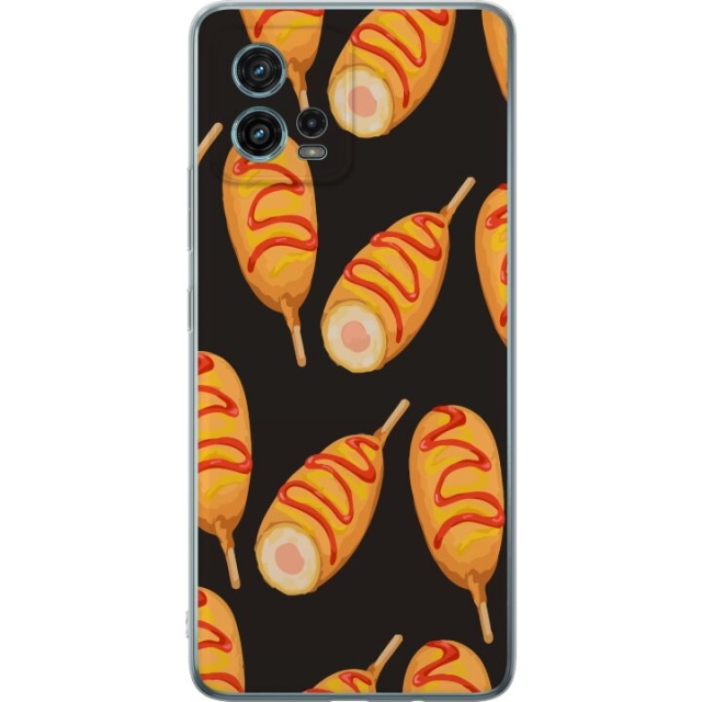 Mobilcover til Motorola Moto G72 med Kyllingedrumstick motiv