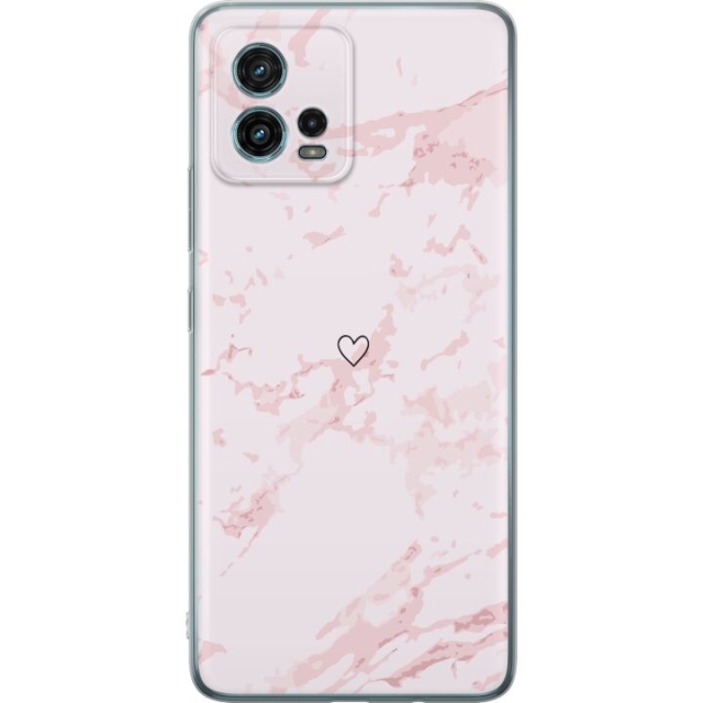 Mobilcover til Motorola Moto G72 med Rosa Hjerte motiv