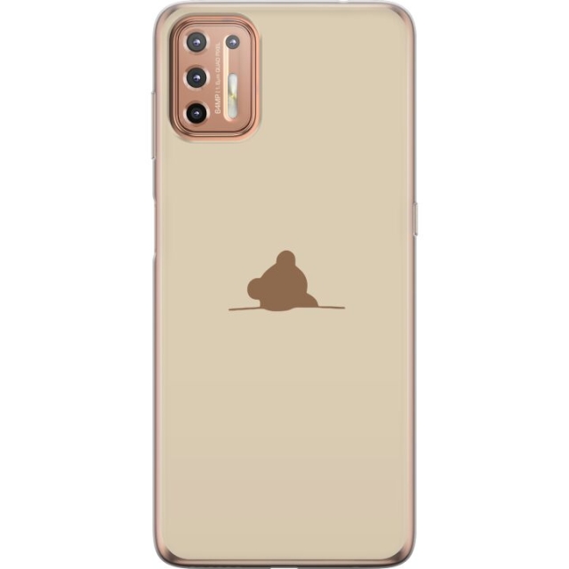 Mobilcover til Motorola Moto G9 Plus med Nalle motiv