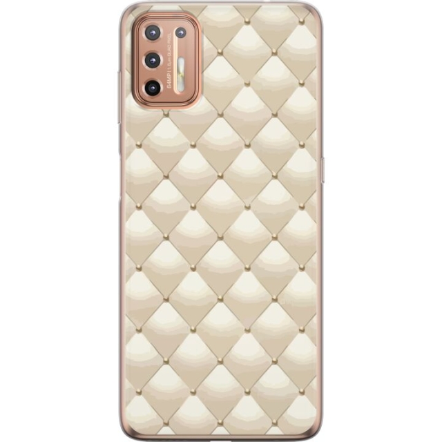 Mobilcover til Motorola Moto G9 Plus med Guldglans motiv