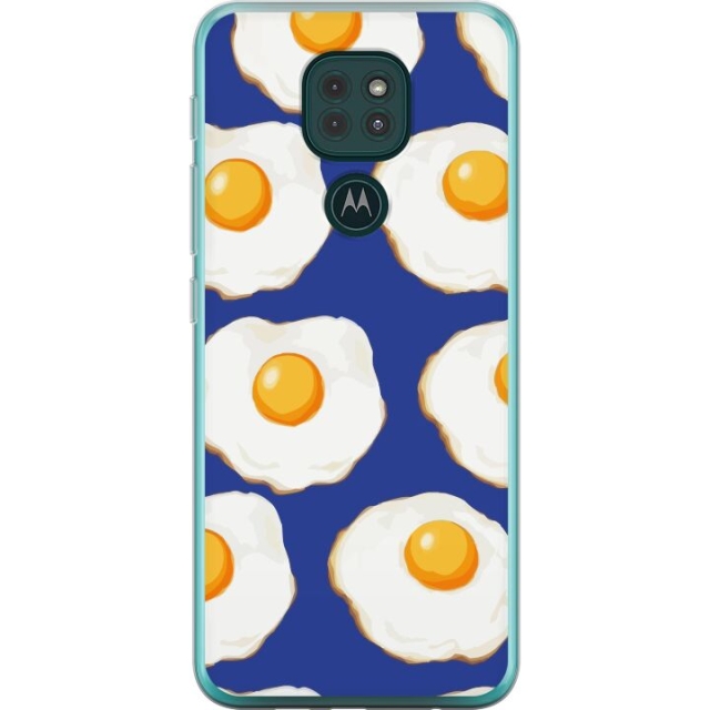 Mobilcover til Motorola Moto G9 Play med Stegte æg motiv