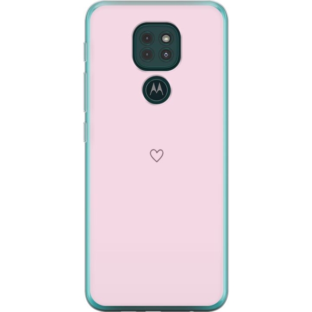 Mobilcover til Motorola Moto G9 Play med Hjerte motiv