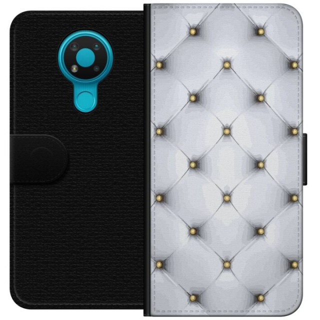 Tegnebogsetui til Nokia 3.4 med Luksuriøst motiv