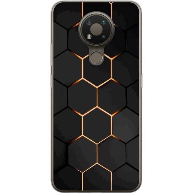 Mobilcover til Nokia 3.4 med Luksuriøst Mønster motiv