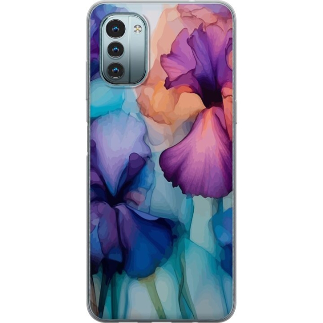 Mobilcover til Nokia G11 med Magiske blomster motiv