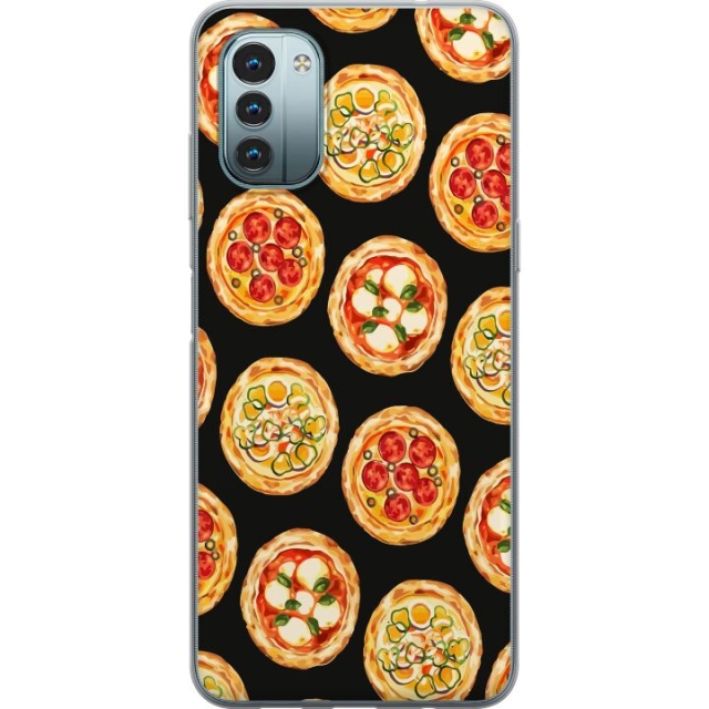 Mobilcover til Nokia G11 med Pizza motiv