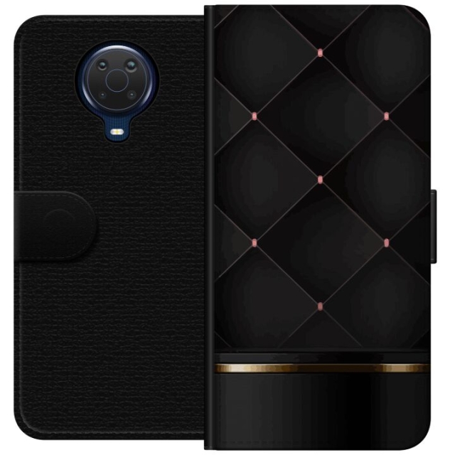 Tegnebogsetui til Nokia G20 med Luksuslinje motiv