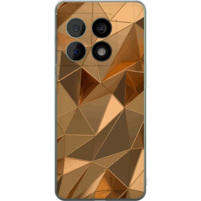 Mobilcover til OnePlus 10 Pro med 3D Guld motiv