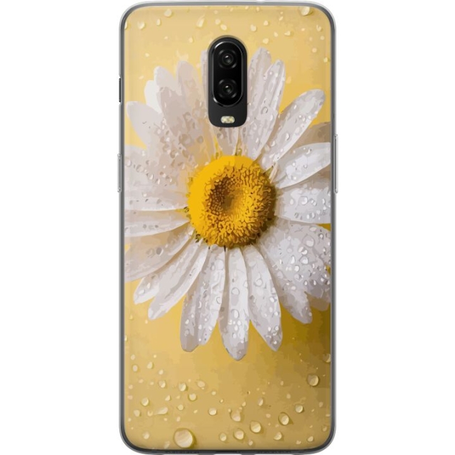 Mobilcover til OnePlus 6T med Porcelænsblomst motiv
