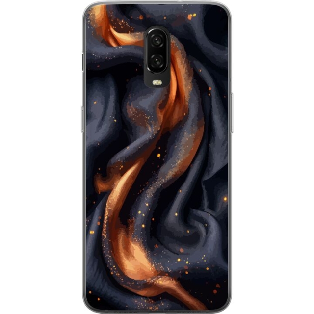 Mobilcover til OnePlus 6T med Brandigt silke motiv