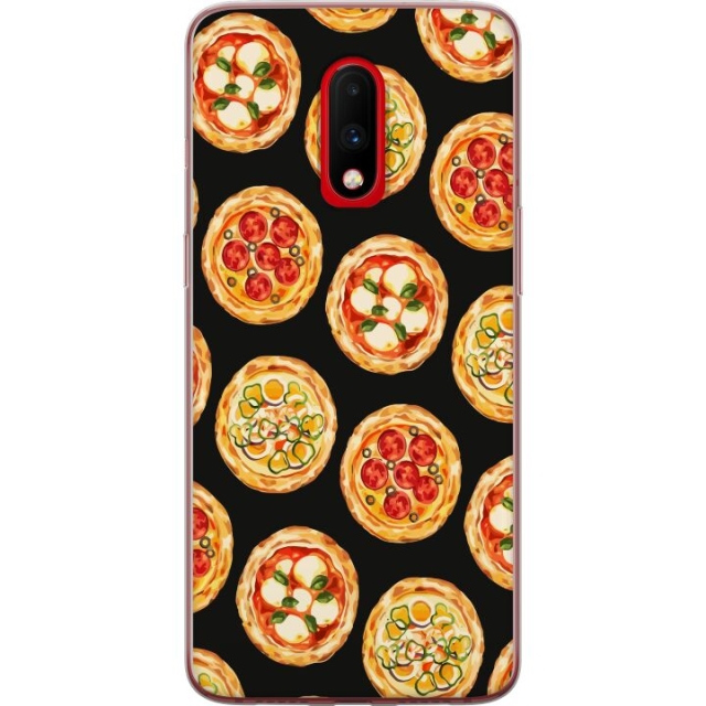 Mobilcover til OnePlus 7 med Pizza motiv