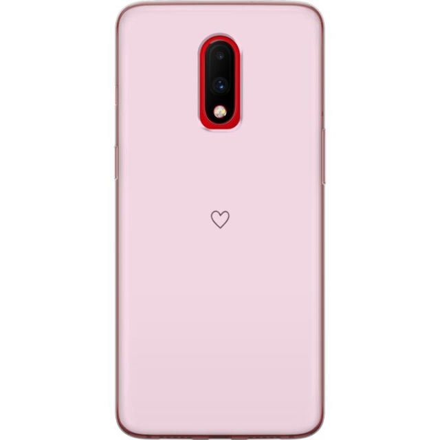 Mobilcover til OnePlus 7 med Hjerte motiv