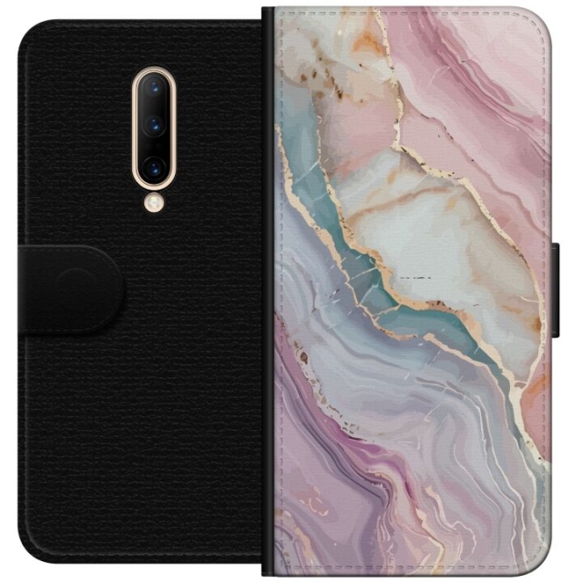 Tegnebogsetui til OnePlus 7 Pro med Marmor motiv