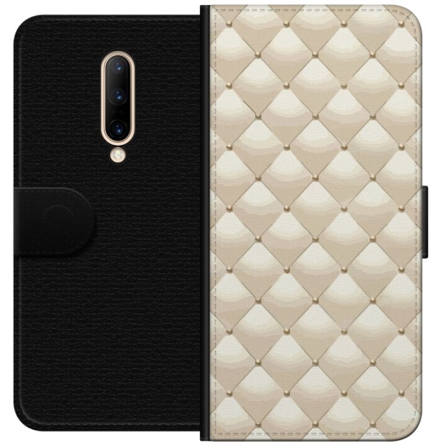 Tegnebogsetui til OnePlus 7 Pro med Guldglans motiv