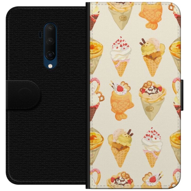 Tegnebogsetui til OnePlus 7T Pro med Glasagtigt motiv