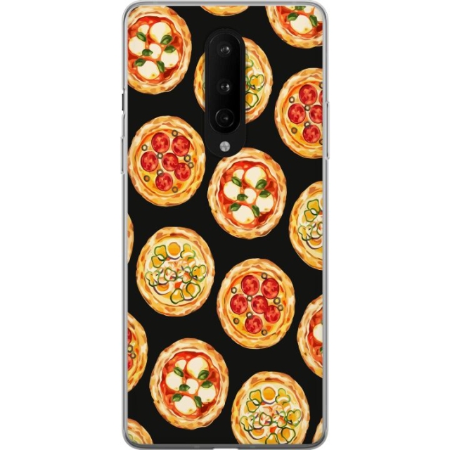 Mobilcover til OnePlus 8 med Pizza motiv