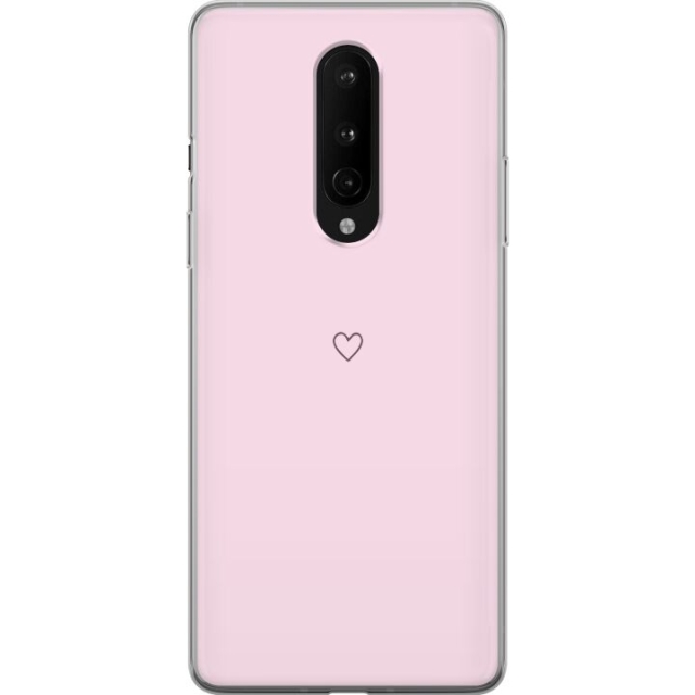 Mobilcover til OnePlus 8 med Hjerte motiv