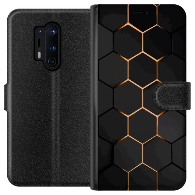 Tegnebogsetui til OnePlus 8 Pro med Luksuriøst Mønster motiv