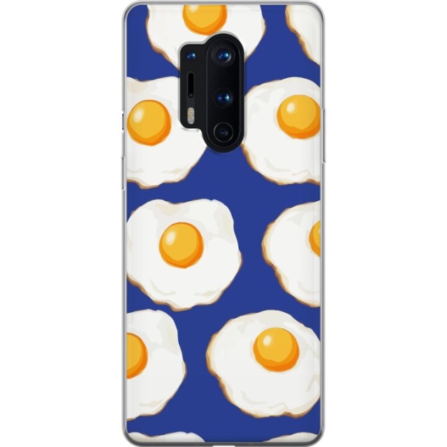 Mobilcover til OnePlus 8 Pro med Stegte æg motiv
