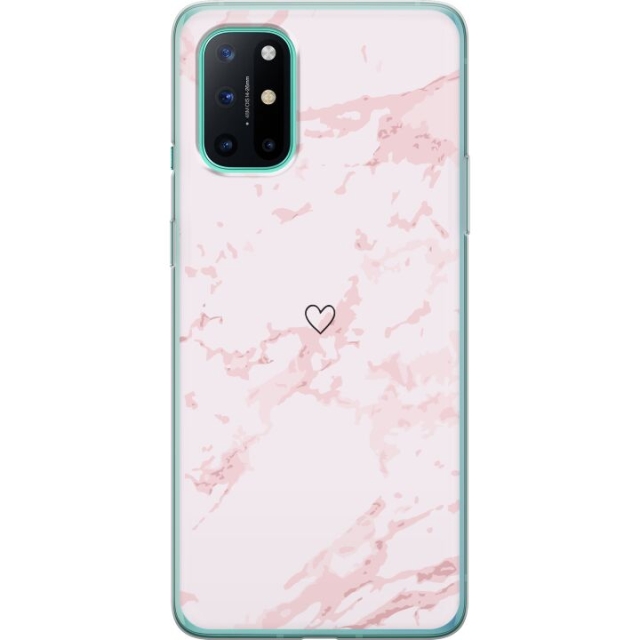 Mobilcover til OnePlus 8T med Rosa Hjerte motiv