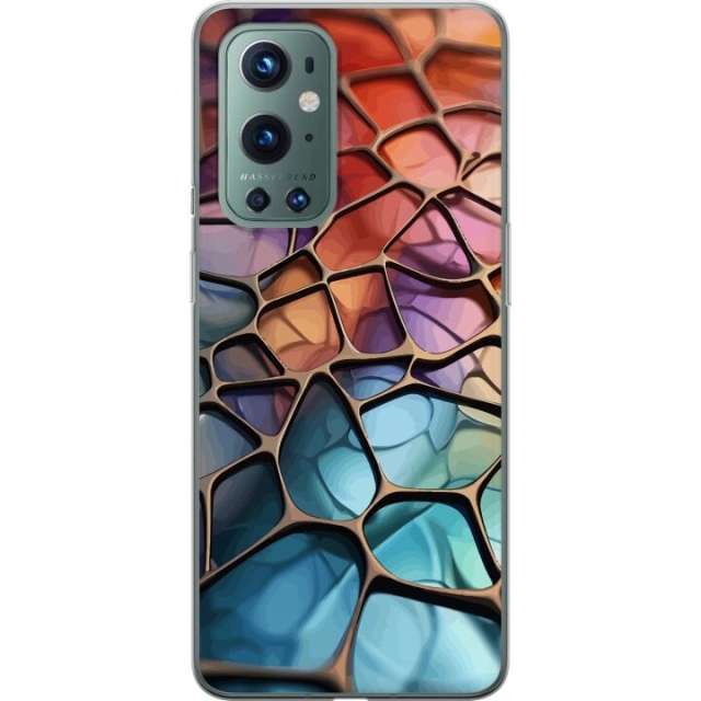 Mobilcover til OnePlus 9 Pro med Metallict mønster motiv