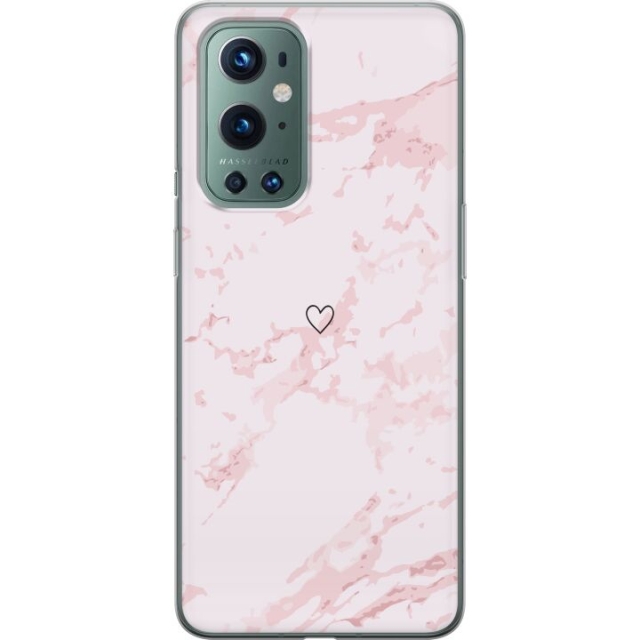 Mobilcover til OnePlus 9 Pro med Rosa Hjerte motiv
