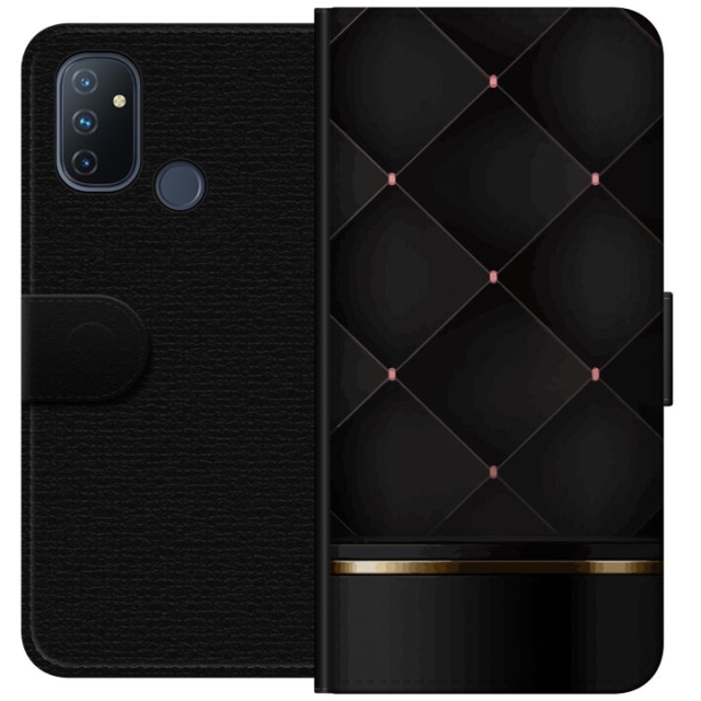Tegnebogsetui til OnePlus Nord N100 med Luksuslinje motiv