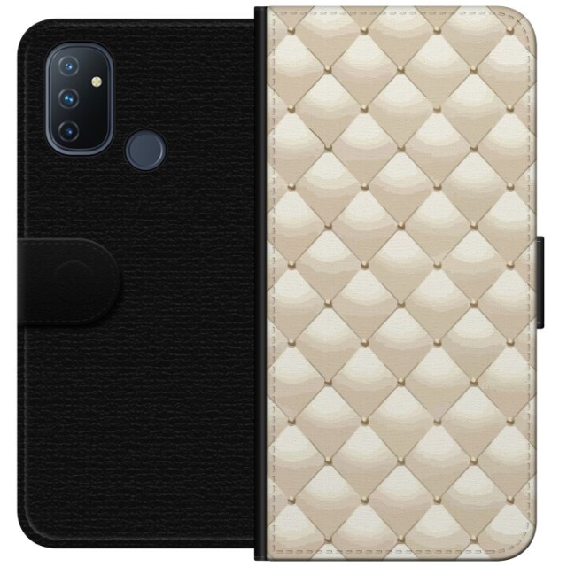 Tegnebogsetui til OnePlus Nord N100 med Guldglans motiv