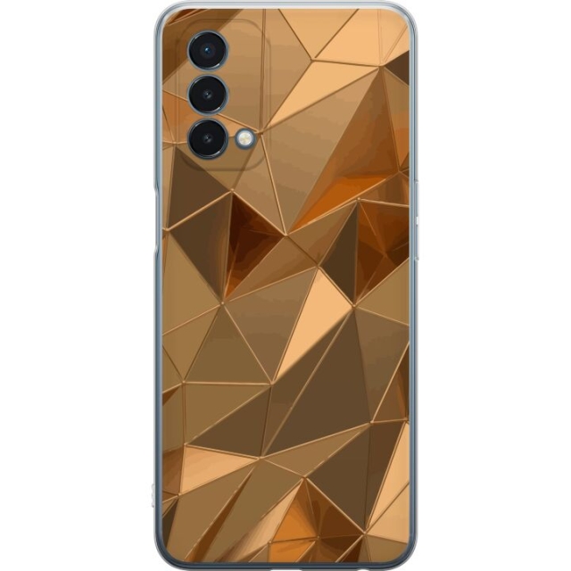 Mobilcover til OnePlus Nord N200 5G med 3D Guld motiv
