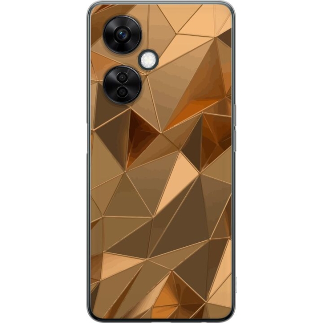 Mobilcover til OnePlus Nord CE 3 Lite med 3D Guld motiv