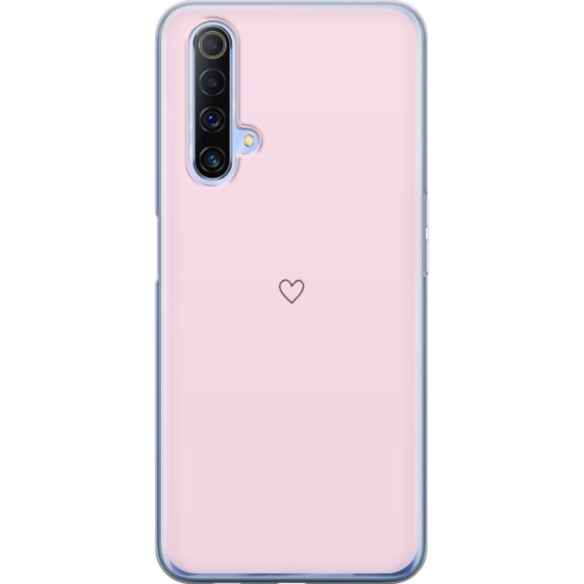 Mobilcover til Realme X50 5G med Hjerte motiv