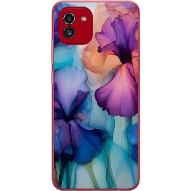 Mobilcover til Samsung Galaxy A03 med Magiske blomster motiv